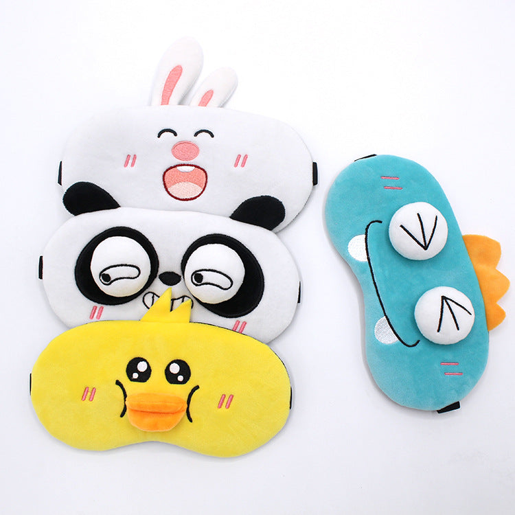 Cute Plush Sleep Mask for Relaxation and Comfort
