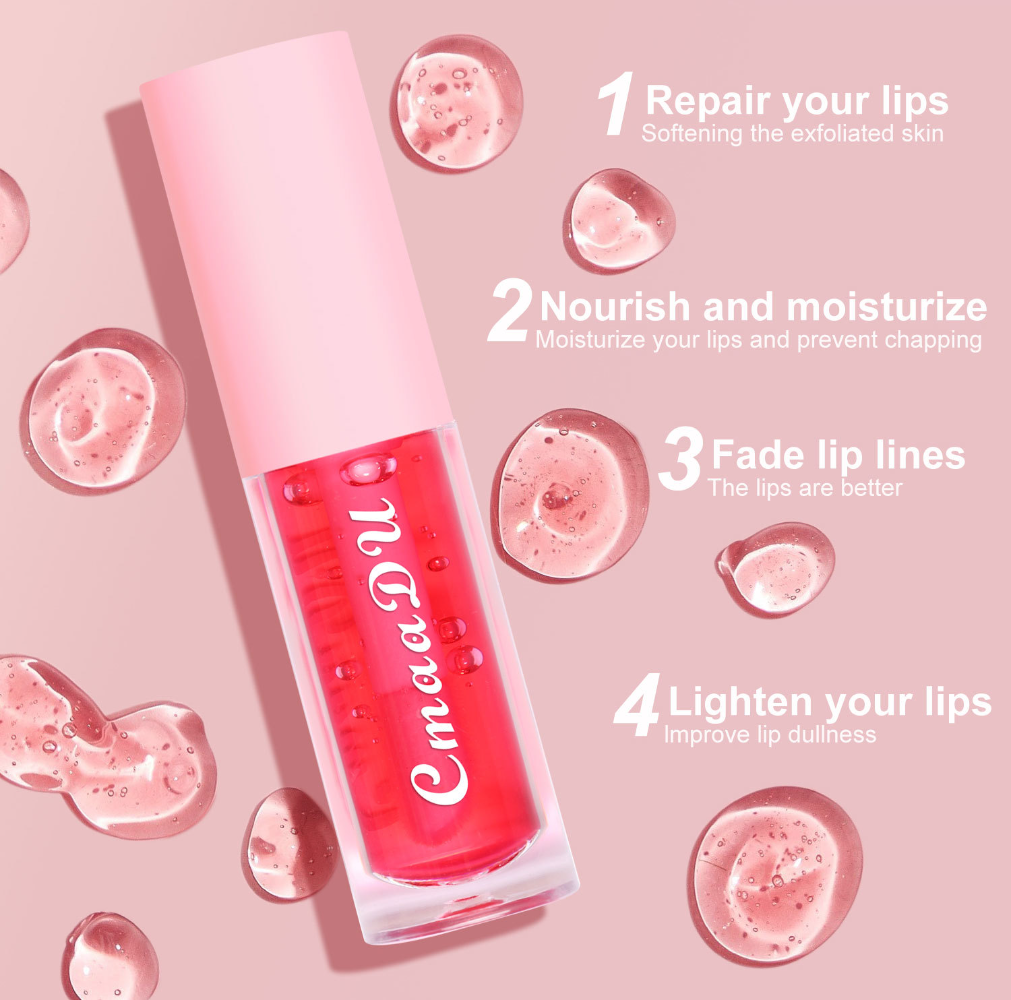 Color Changing Fruit Lip Oil - Moisturizing & Waterproof