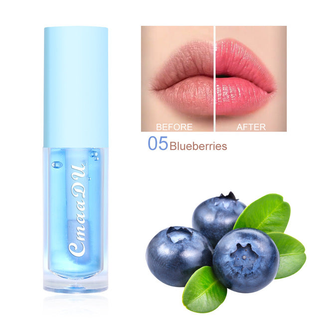 Color Changing Fruit Lip Oil - Moisturizing & Waterproof