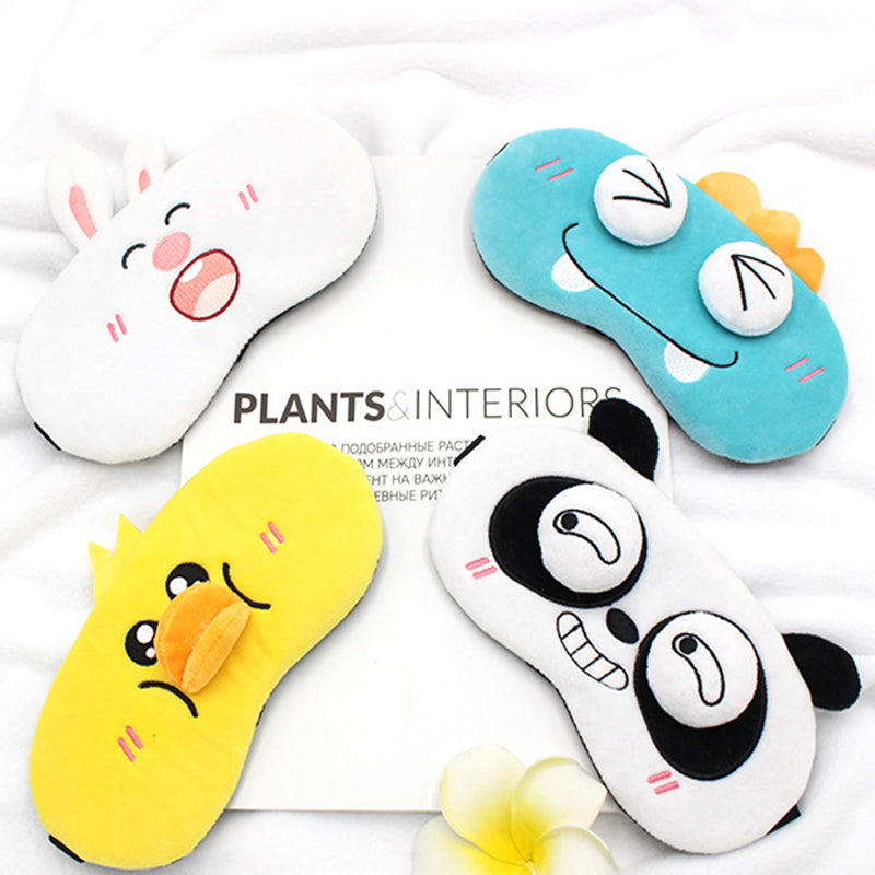 Cute Plush Sleep Mask for Relaxation and Comfort