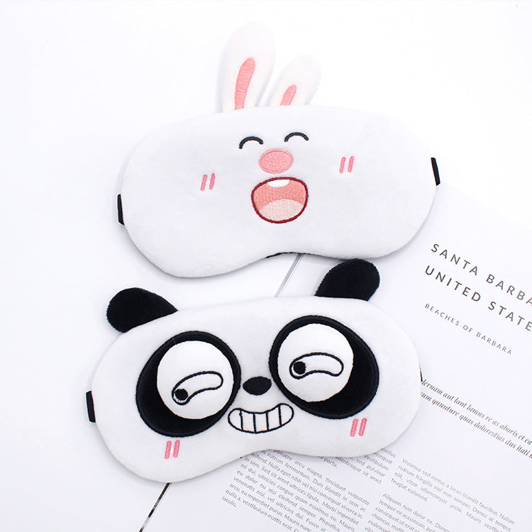 Cute Plush Sleep Mask for Relaxation and Comfort