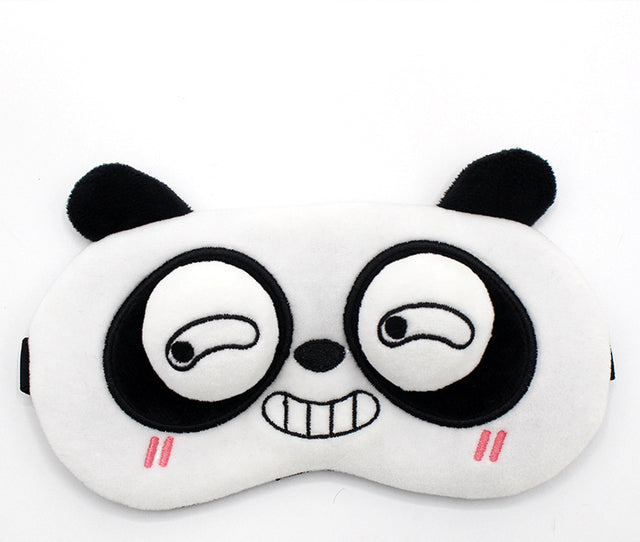 Cute Plush Sleep Mask for Relaxation and Comfort